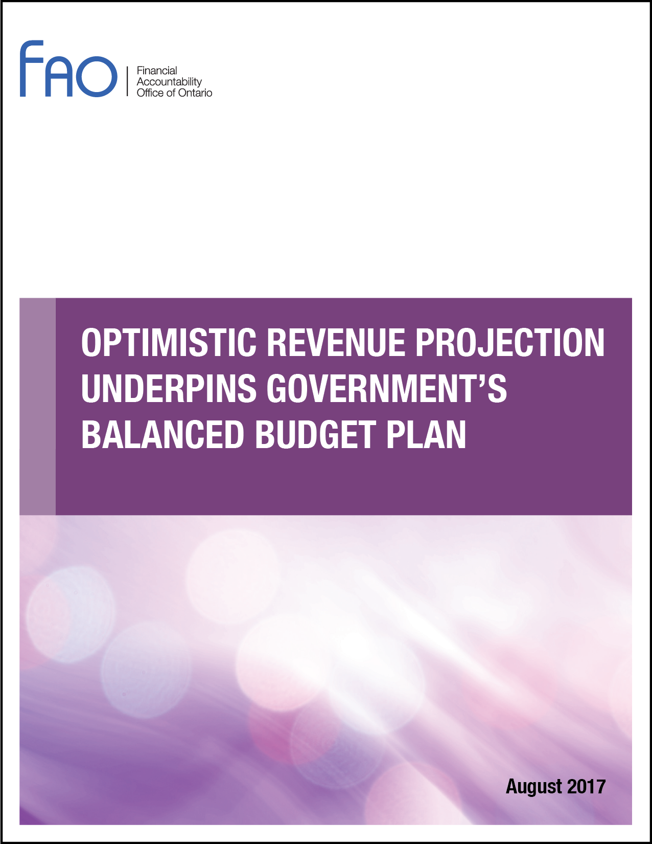 Optimistic Revenue Projection Underpins Government’s Balanced Budget Plan
